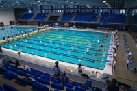 Úszóverseny a Tiszavirág Sportuszodában