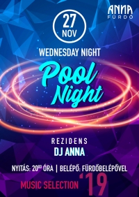 Pool Night az Anna Fürdőben