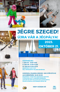 Jégre Szeged! Október 21-től újra vár a jégpálya