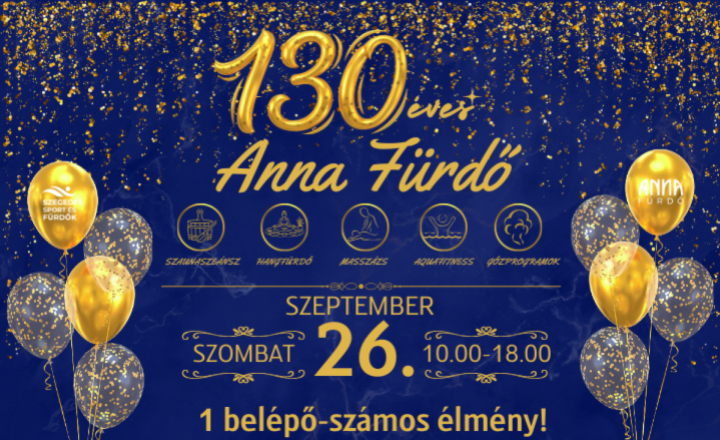 130 éves az Anna Fürdő