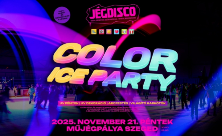 Color Ice Party a Városi Műjégpályán november 21-én