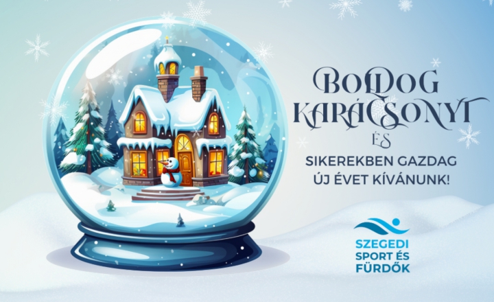 Létesítményeink ünnepi nyitvatartása december 13. és január 2. között