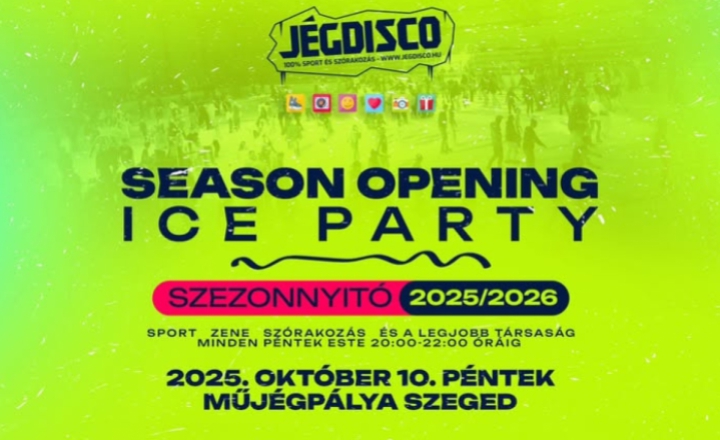 Szezonnyitó Jégdisco a Városi Műjégpályán október 10-én