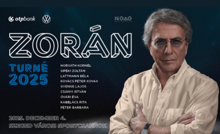 Zorán Turné a Városi Sportcsarnokban december 4-én